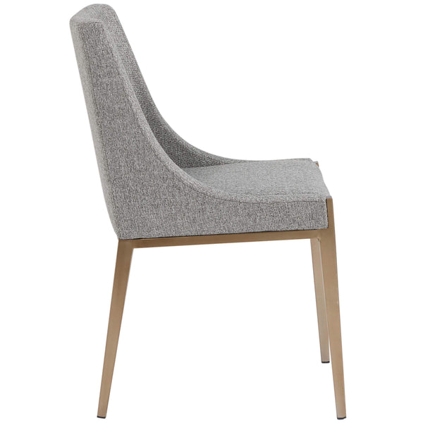 Home Fashion Dionne Dining Chair Monument Pebble Set Of 2