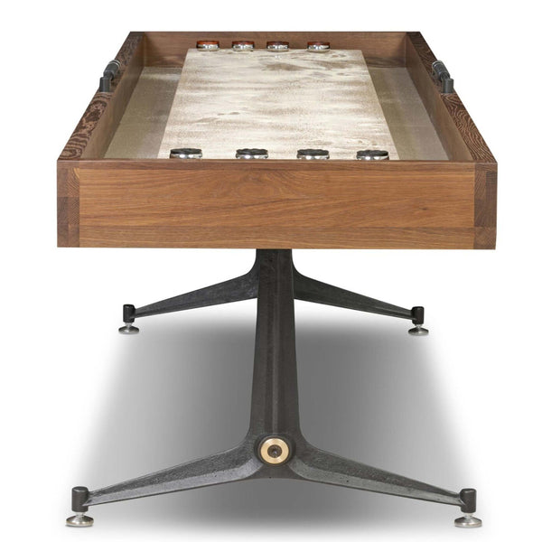 Home Fashion District Eight Small Shuffleboard Table Smoked Oak By Four Hands