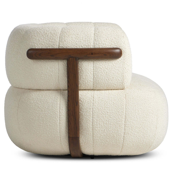 Home Fashion Doss Swivel Chair Altro Snow By Four Hands