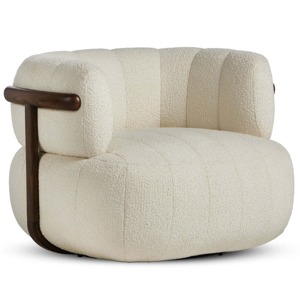 home fashion Doss Swivel Chair Altro Snow by Four Hands