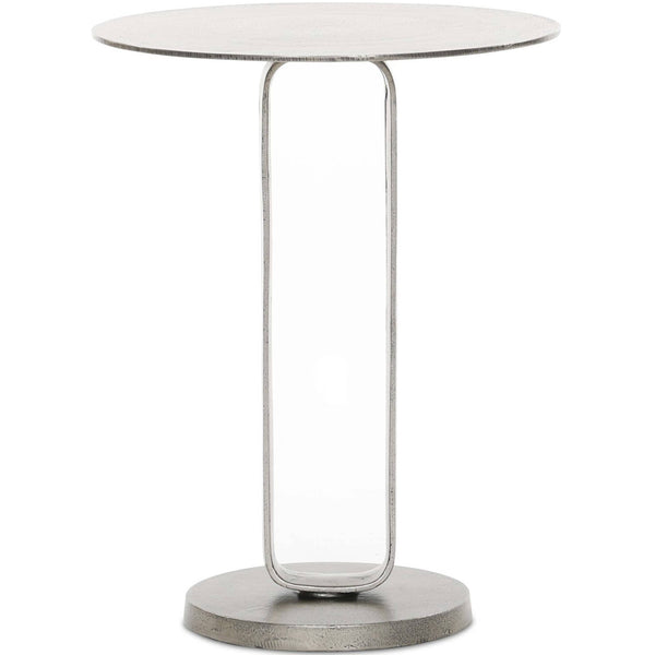 Home Fashion Douglas End Table Antique Nickel By Four Hands