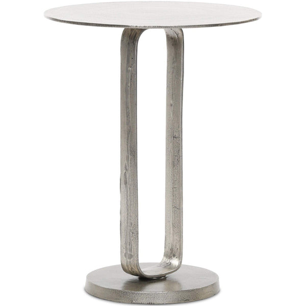 home fashion Douglas End Table Antique Nickel by Four Hands