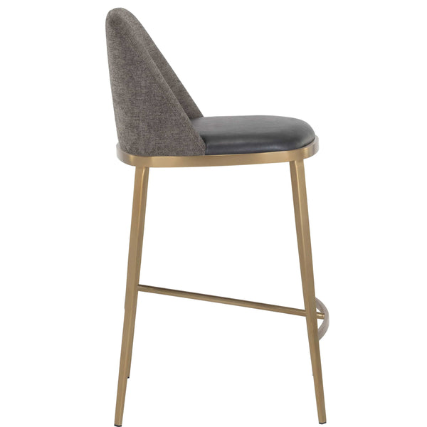 Home Fashion Dover Bar & Counter Stool Brava Portabella/Sparrow Grey