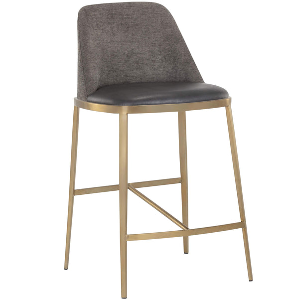 home fashion Dover Bar & Counter Stool Brava Portabella/Sparrow Grey