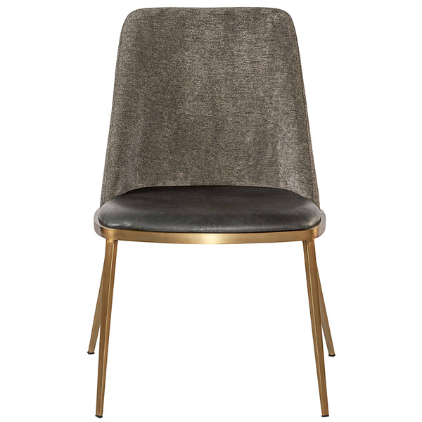 Home Fashion Dover Dining Chair Bravo Portabella/Sparrow Grey Set Of 2