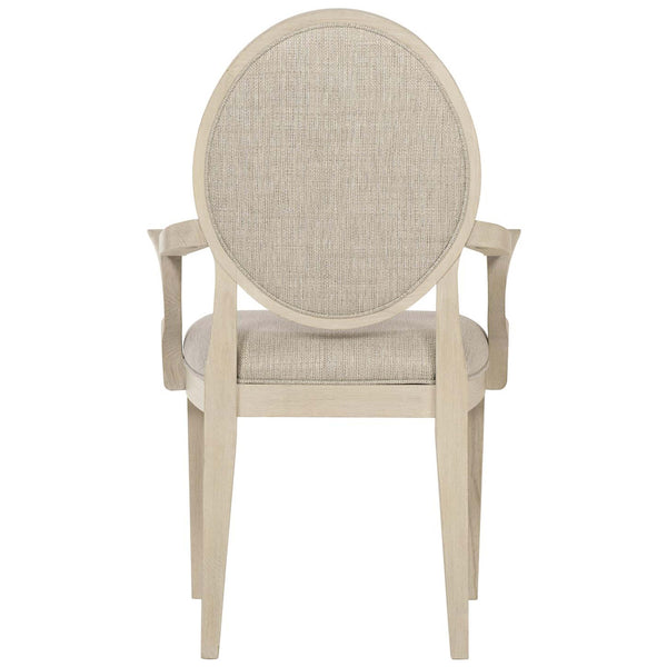Home Fashion East Hampton Arm Chair Cerused Linen Set Of 2