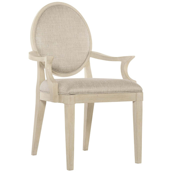 home fashion East Hampton Arm Chair Cerused Linen Set of 2