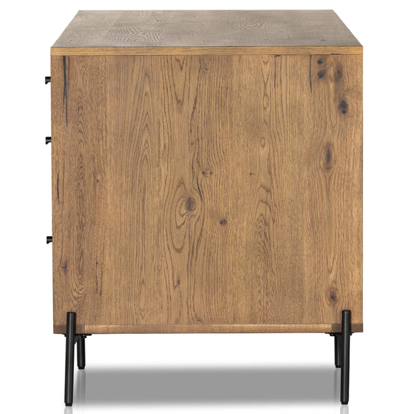 Home Fashion Eaton Executive Desk Amber Oak By Four Hands