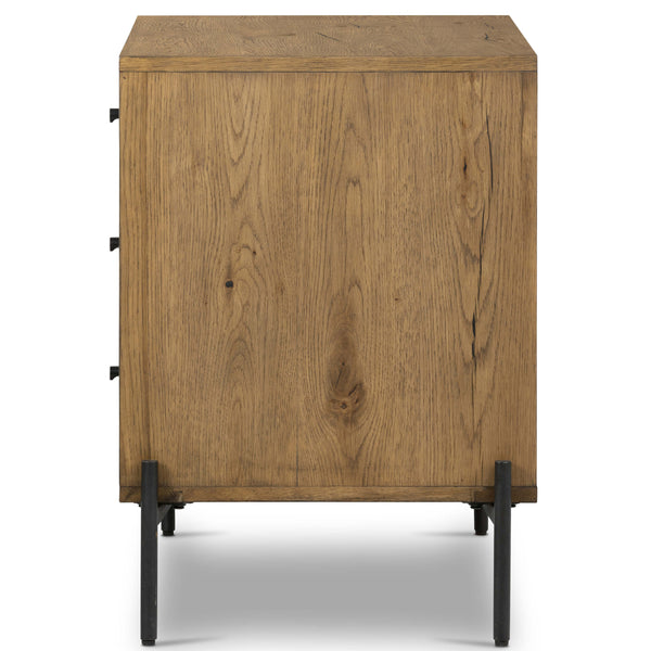 Home Fashion Eaton Large Nightstand Amber Oak By Four Hands
