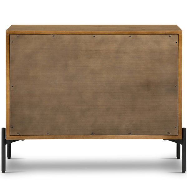 Home Fashion Eaton Large Nightstand Amber Oak By Four Hands