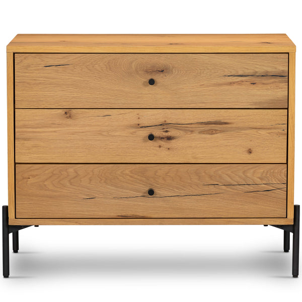 Home Fashion Eaton Large Nightstand Light Oak By Four Hands