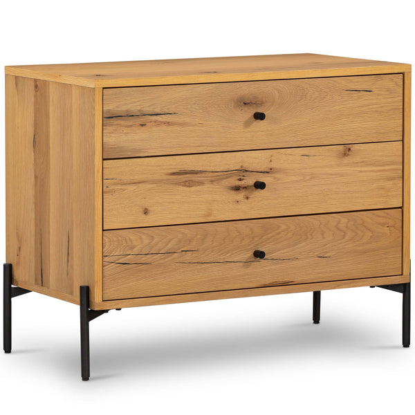 home fashion Eaton Large Nightstand Light Oak by Four Hands