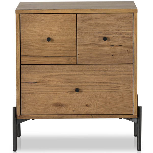 Home Fashion Eaton Nightstand Amber Oak By Four Hands