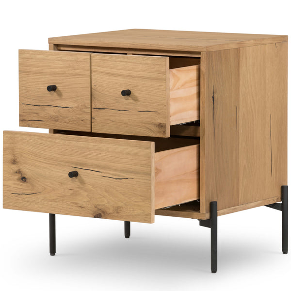 Home Fashion Eaton Nightstand Light Oak By Four Hands