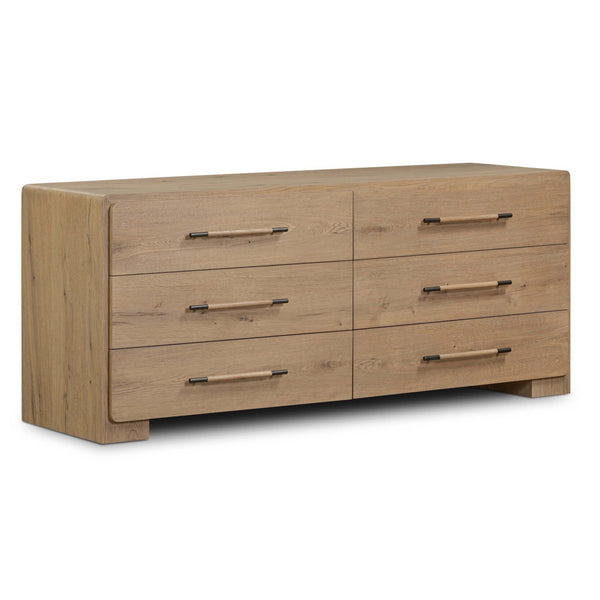 home fashion Eden 6 Drawer Dresser Aged Smoked by Four Hands
