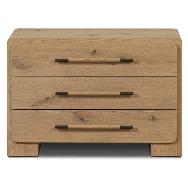 Home Fashion Eden Nightstand Aged Smoked Oak By Four Hands