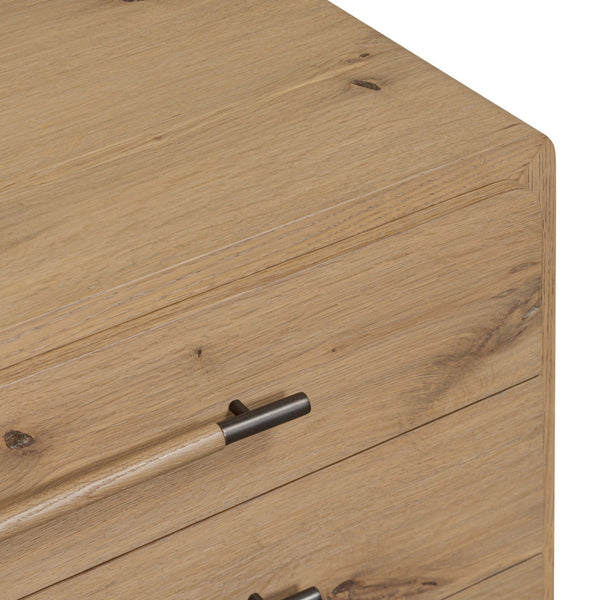 Home Fashion Eden Nightstand Aged Smoked Oak By Four Hands