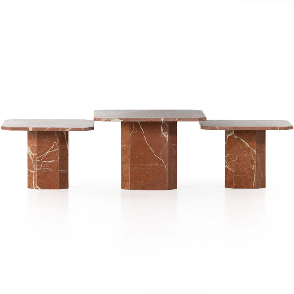 Home Fashion Edina Coffee Table Rusty Marble By Four Hands