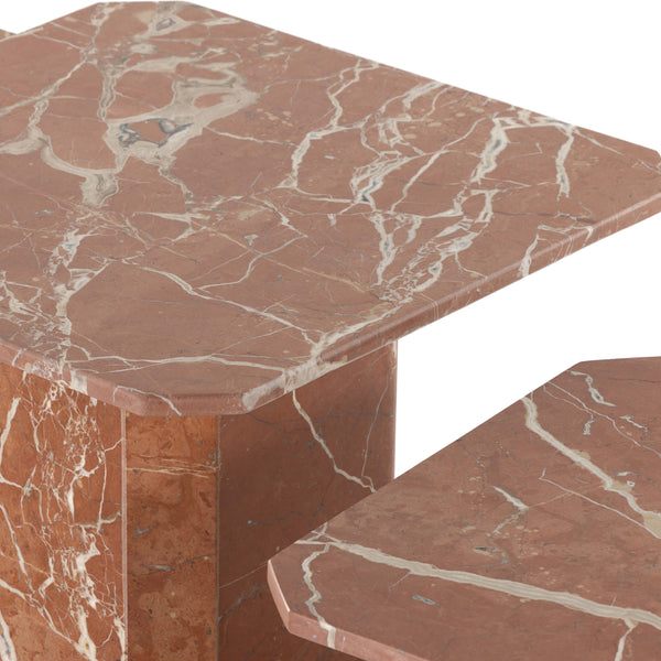 Home Fashion Edina Coffee Table Rusty Marble By Four Hands