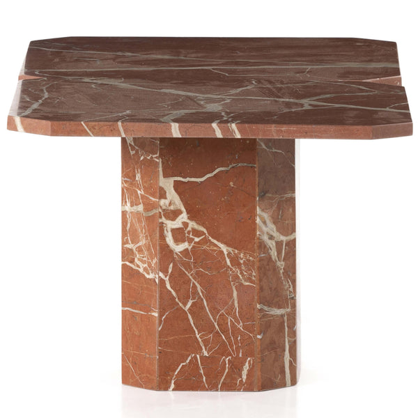 Home Fashion Edina Small Coffee Table Rusty Marble Set Of 2 By Four Hands