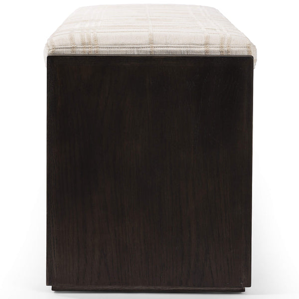 Home Fashion Edmon Bench Sheffield Ivory By Four Hands