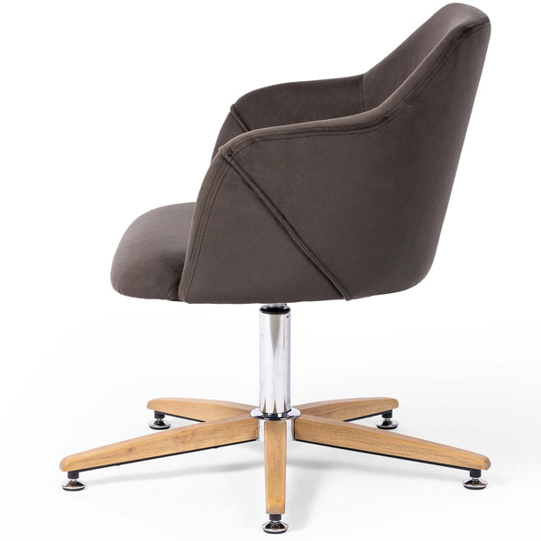 Home Fashion Edna Desk Chair Bella Smoke By Four Hands