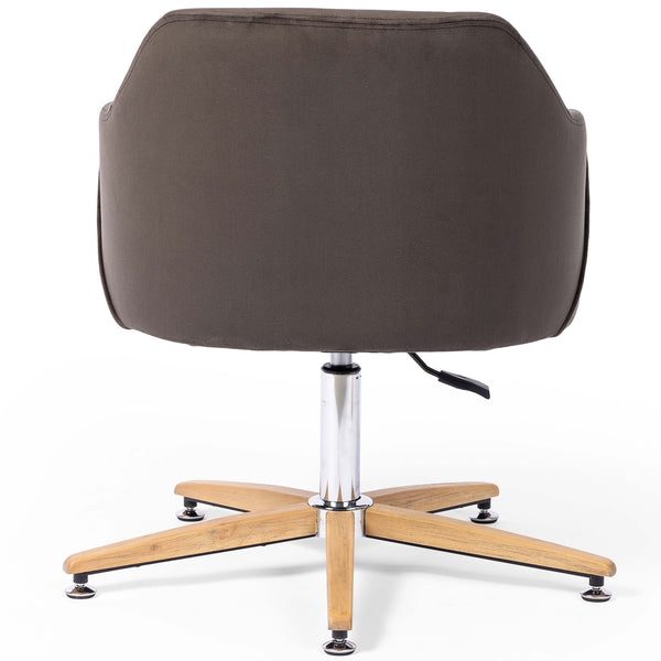 Home Fashion Edna Desk Chair Bella Smoke By Four Hands