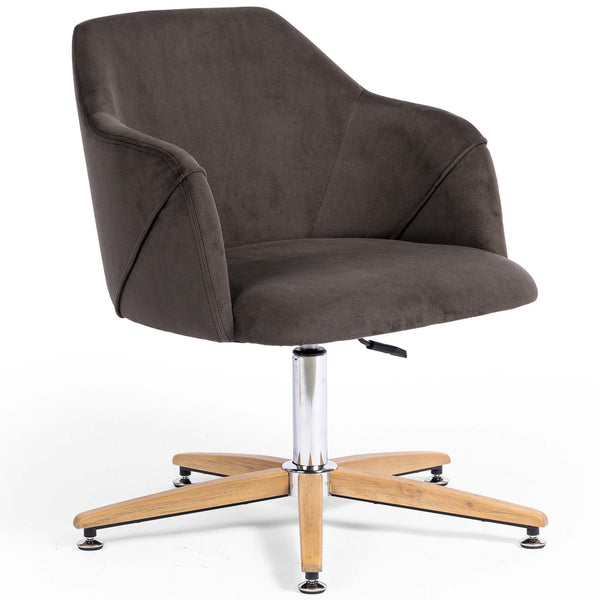 home fashion Edna Desk Chair Bella Smoke by Four Hands