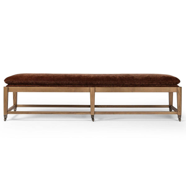 Home Fashion Eleanor Accent Bench Altair Sienna By Amber Lewis X Four Hands