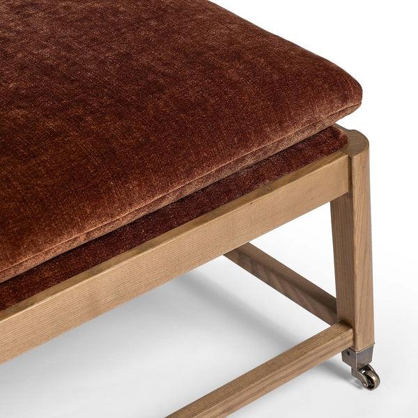 Home Fashion Eleanor Accent Bench Altair Sienna By Amber Lewis X Four Hands