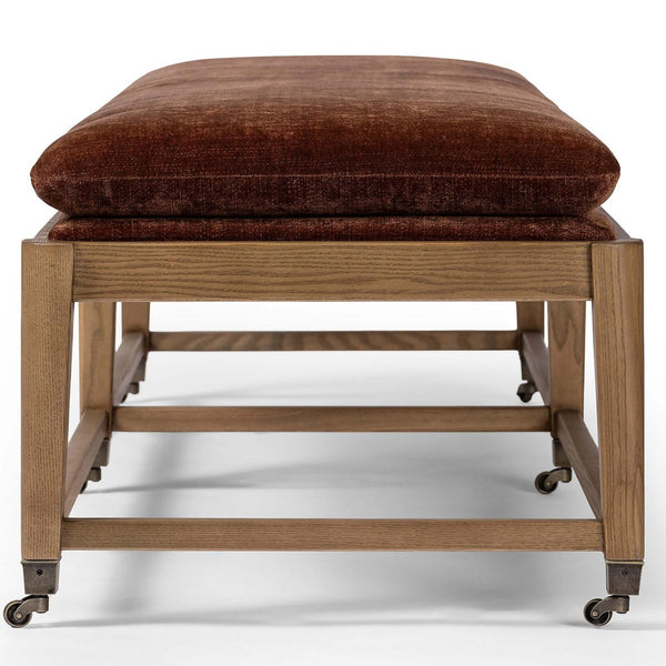 Home Fashion Eleanor Accent Bench Altair Sienna By Amber Lewis X Four Hands