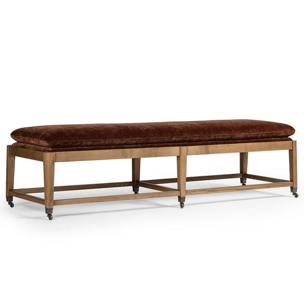 home fashion Eleanor Accent Bench Altair Sienna by Amber Lewis x Four Hands