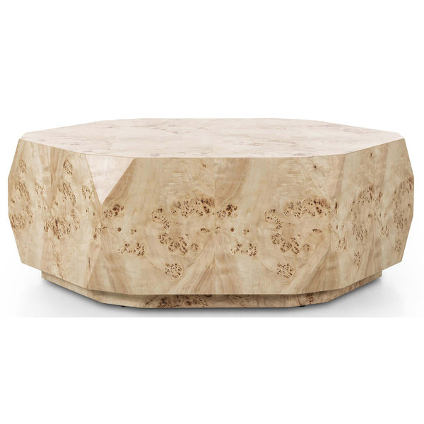 Home Fashion Elena Coffee Table Light Burl By Four Hands