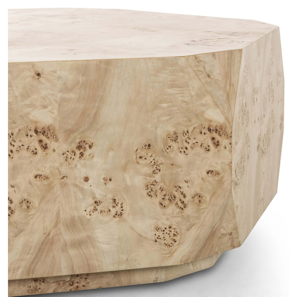 Home Fashion Elena Coffee Table Light Burl By Four Hands