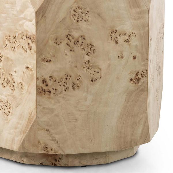 Home Fashion Elena End Table Light Burl By Four Hands