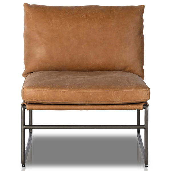 Home Fashion Elias Leather Chair Palermo Cognac By Four Hands