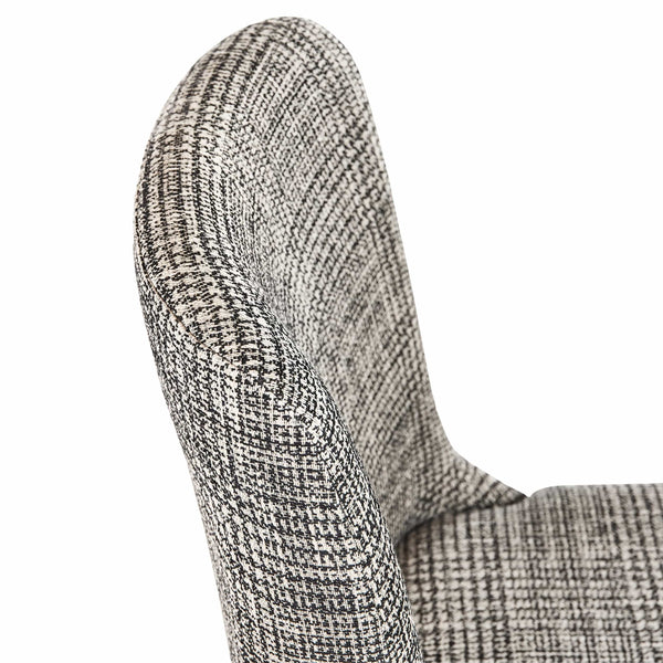 Home Fashion Elisa Dining Chair Naya Check Black Set Of 2