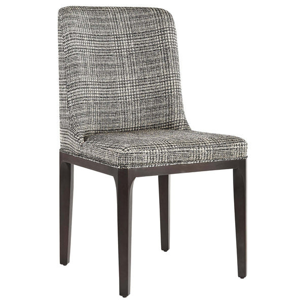 home fashion Elisa Dining Chair Naya Check Black Set of 2