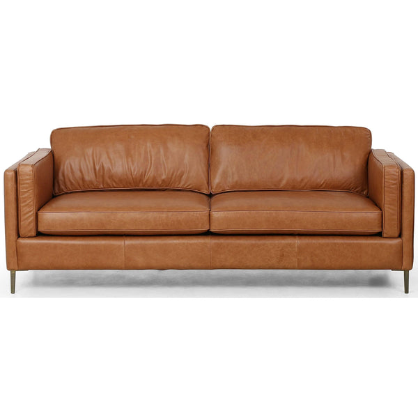 home fashion Emery Leather Sofa Sonoma Butterscotch by Four Hands