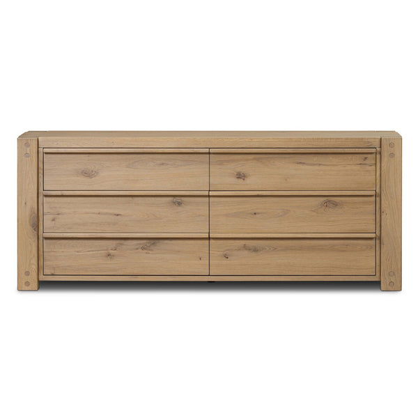 Home Fashion Emmer 6 Drawer Dresser Aged Smoked By Four Hands