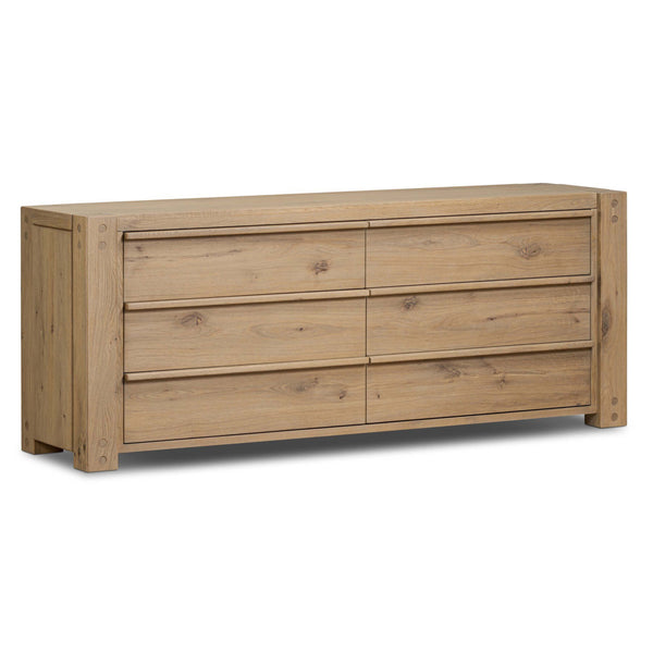 home fashion Emmer 6 Drawer Dresser Aged Smoked by Four Hands