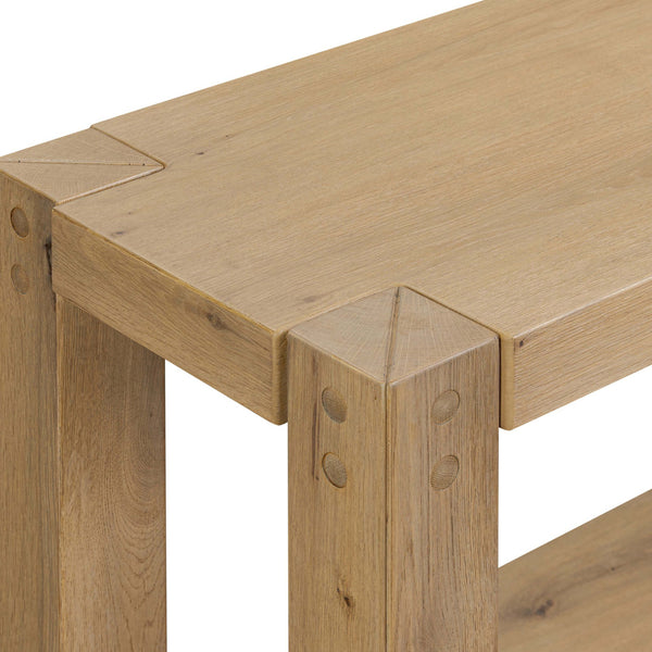 Home Fashion Emmer Console Table Aged Smoked Oak By Four Hands