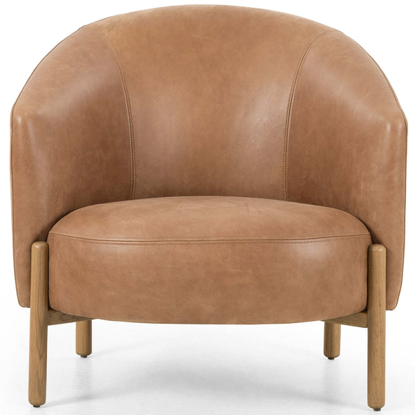 Home Fashion Enfield Leather Chair Palermo Cognac By Four Hands