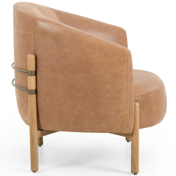 Home Fashion Enfield Leather Chair Palermo Cognac By Four Hands