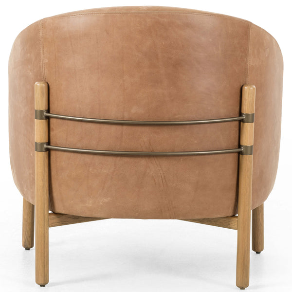 Home Fashion Enfield Leather Chair Palermo Cognac By Four Hands