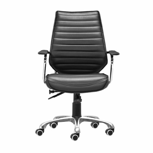 Home Fashion Enterprise Low Back Office Chair Black