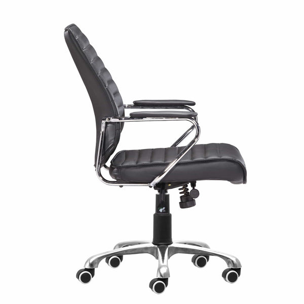 Home Fashion Enterprise Low Back Office Chair Black