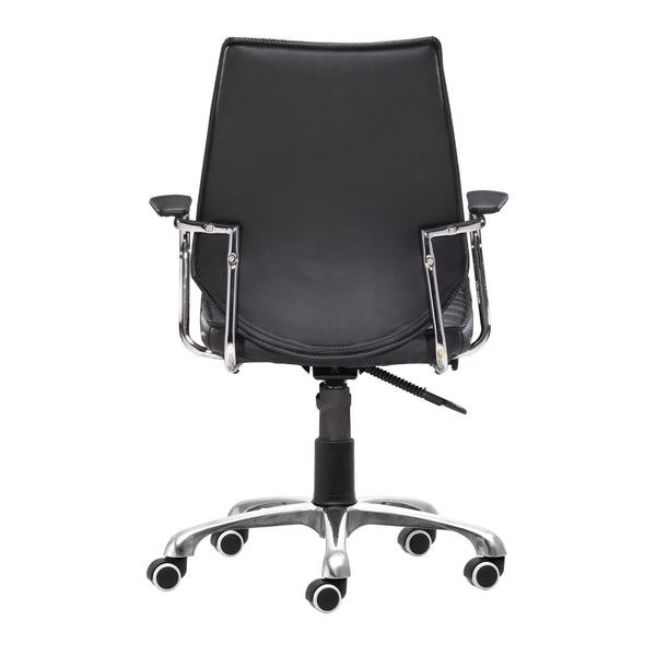 Home Fashion Enterprise Low Back Office Chair Black