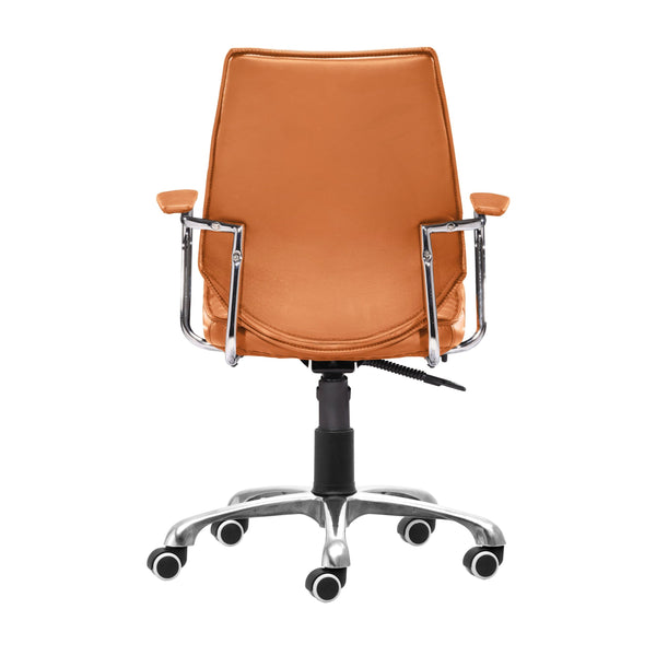 Home Fashion Enterprise Low Back Office Chair Orange