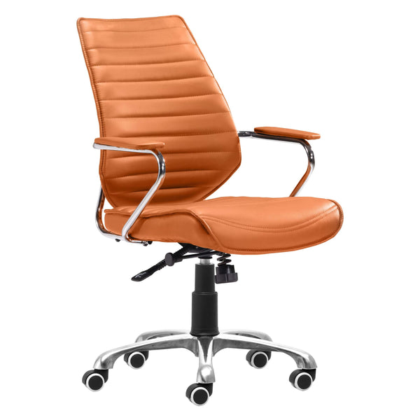 home fashion Enterprise Low Back Office Chair Orange